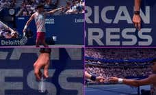 Los fans de Djokovic lamentan una doble vara de medir tras las imágenes de Alcaraz pidiendo una pastilla