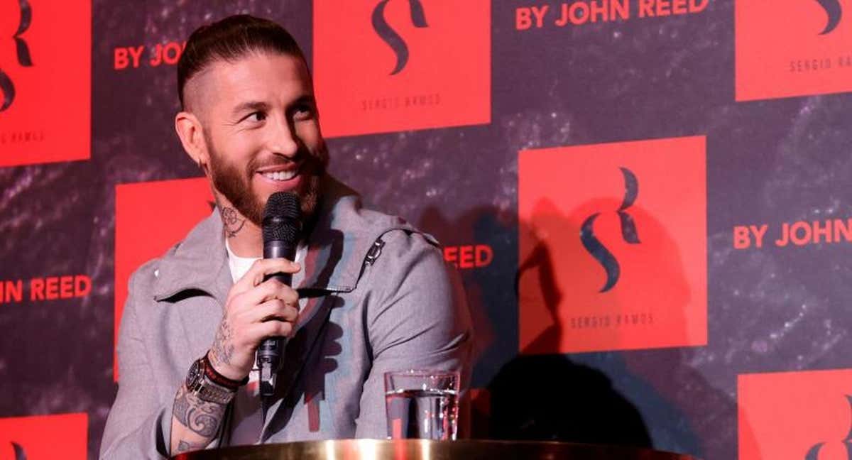 Sergio Ramos, en un acto publicitario.
