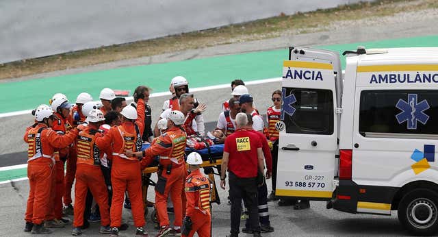 Las secuelas del GP de Cataluña: «Lo más complicado es volver a subirte a la moto y seguir hacia adelante»