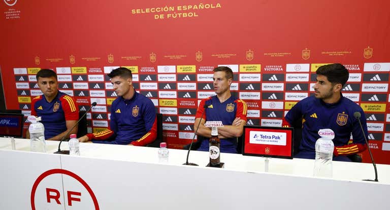 Rodri, Morata, Azpilicueta y Asensio comparecen en La Rozas.