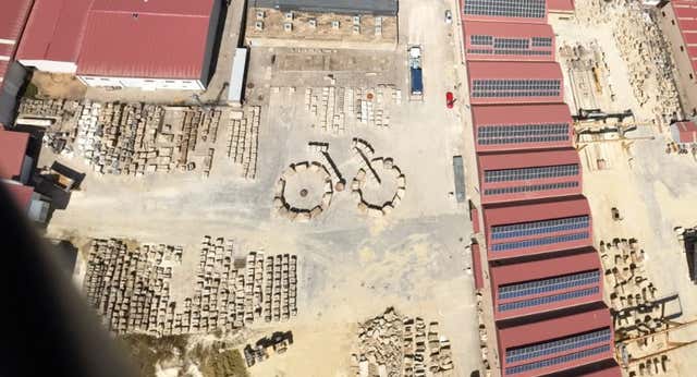 La bicicleta de piedra más grande del mundo rinde homenaje a La Vuelta en Burgos