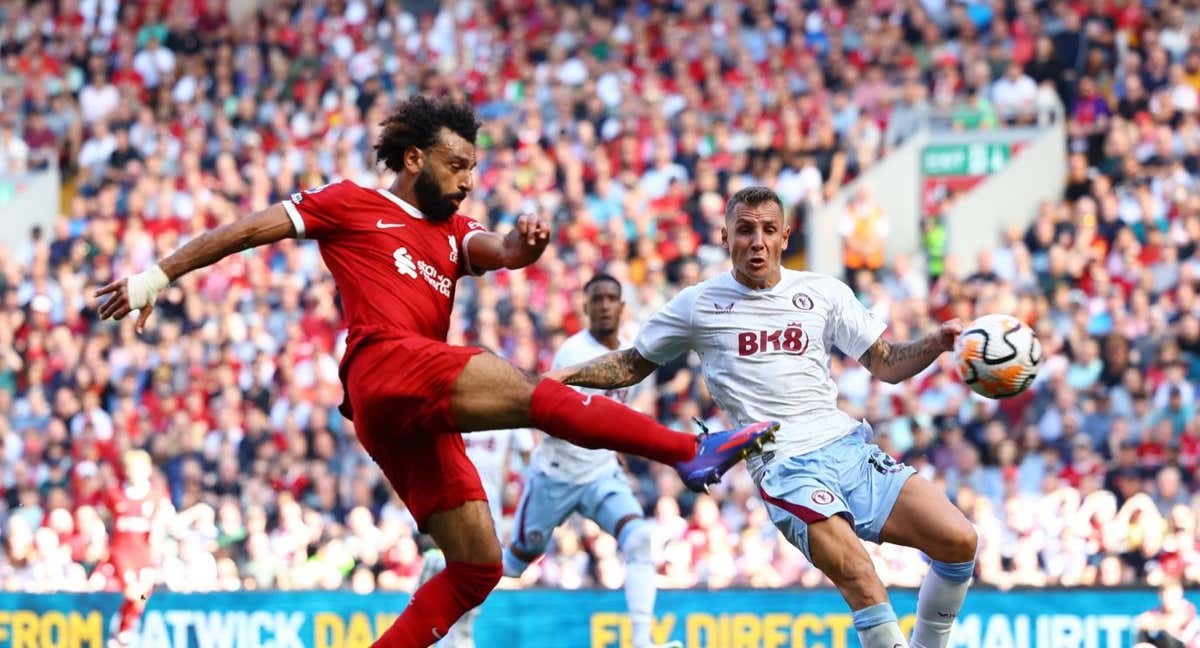 Mohamed Salah, una de las figuras del exitoso Liverpool armado por Jürgen Klopp. /REUTERS