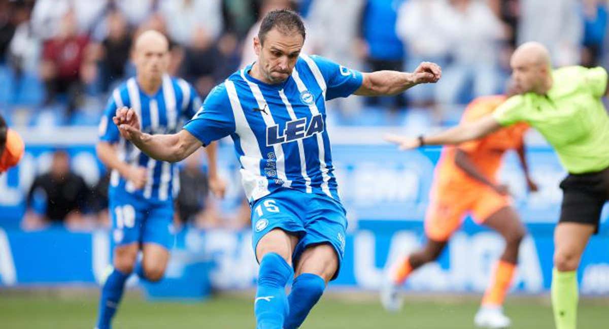 Kike García está siendo uno de los más destacados del Deportivo Alavés.