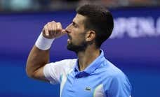 Shelton responde al controvertido gesto de Djokovic: “La imitación es la forma más sincera de admiración”