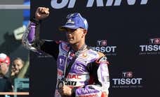 Jorge Martín saca oro en un sprint de Misano protagonizado por Pedrosa