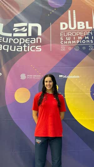 Laura Cabanes en el Europeo Sub23 de Dublín.  CEDIDA
