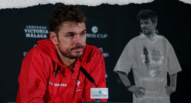 Stan Wawrinka y Gerard Piqué.