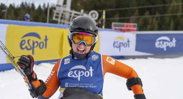 Barbara Van Bergen puede con todo: campeona mundial en esquí tras sus medallas olímpicas en baloncesto