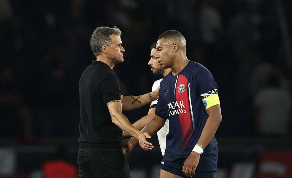 El PSG se estrella, Mbappé se desquicia y el proyecto de Luis Enrique no arranca