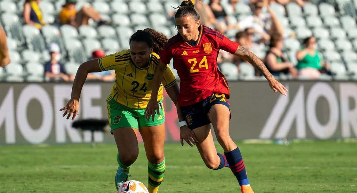 Sheila García contra Jamaica. /RFEF