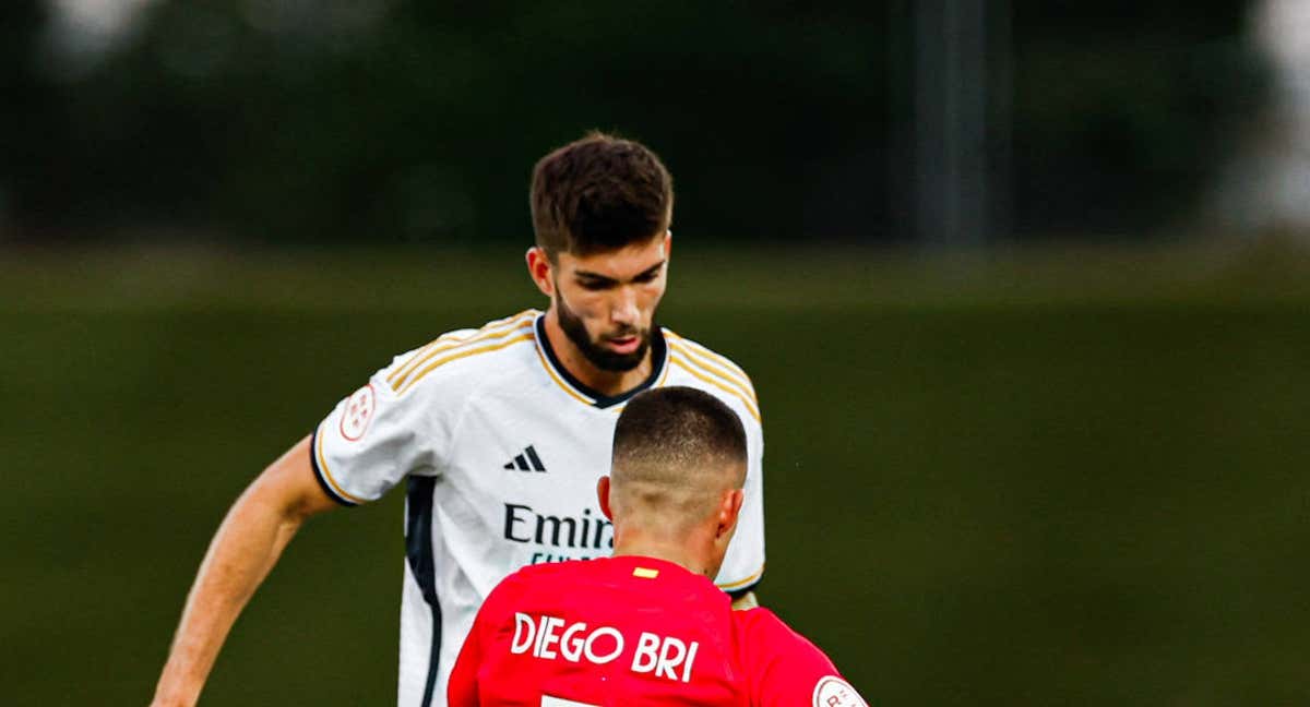 Theo Zidane, en el partido contra el Atlético B./REAL MADRID