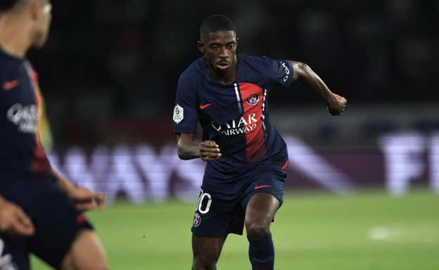 Dembélé, durante un partido del PSG. EFE/EPA/CHRISTOPHE PETIT TESSON