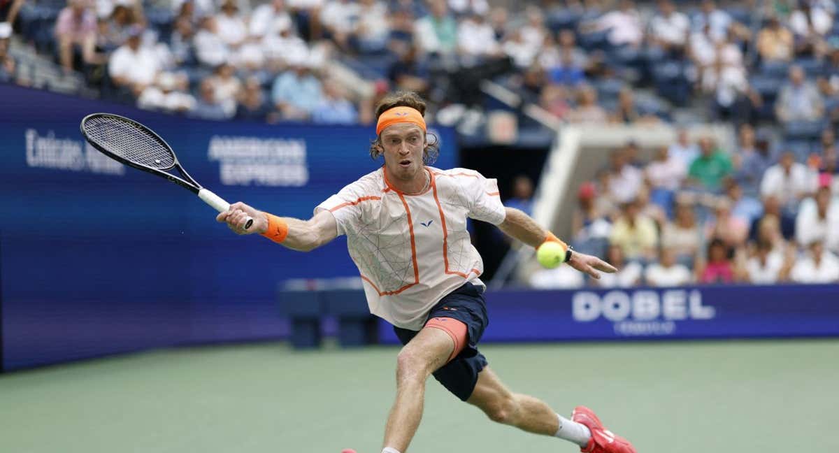 El ruso Andrey Rublev, uno de los tenistas del equipo de Europa en la Laver Cup 2023. /REUTERS