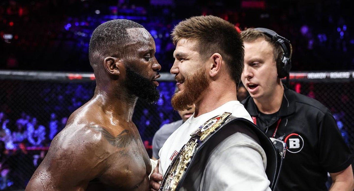 Fabian Edwards y Johnny Eblen, cara a cara en Bellator 296.