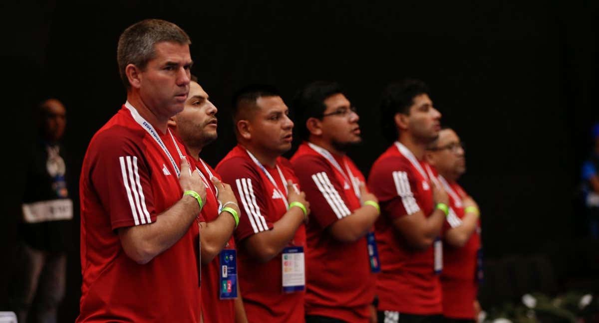 Francisco Melgar, seleccionador Sub-20 de Perú. /FPT