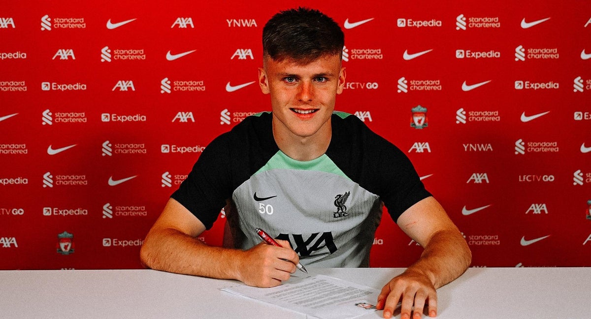 Ben Doak ha ampliado su contrato con el Liverpool.