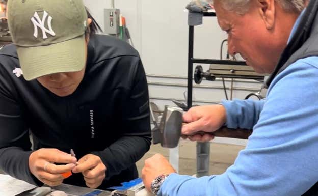 Proceso de elaboración del putter de Danielle Kang junto a Scotty Cameron. INSTAGRAM