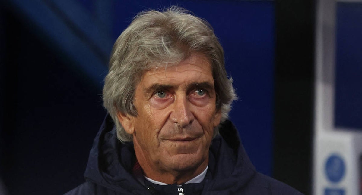 Manuel Pellegrini, en el Ibrox Stadium.