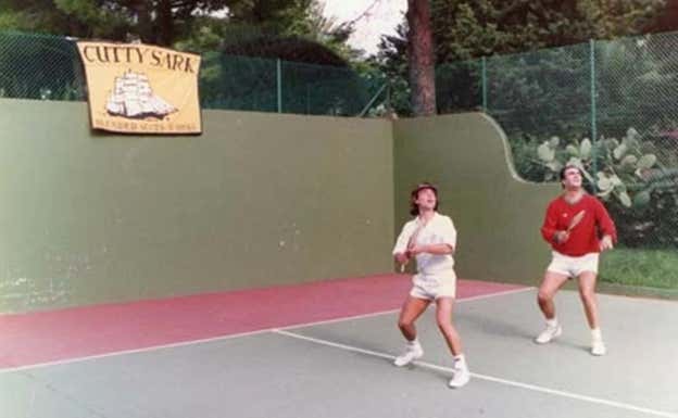 Una de las primeras pistas en Marbella. RRSS
