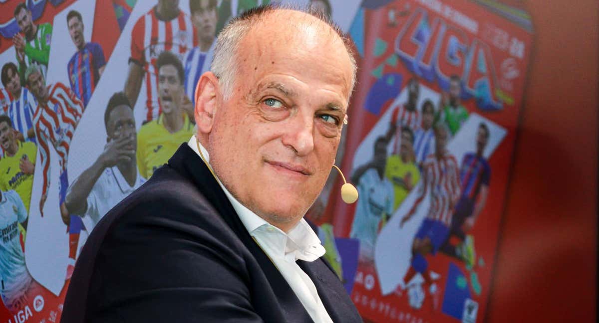 Tebas, en una comparecencia.