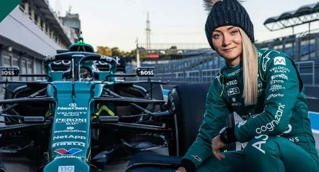 Jessica Hawkins, primera mujer en conducir un F-1 en cinco años: “Esto es para todas las chicas jóvenes”