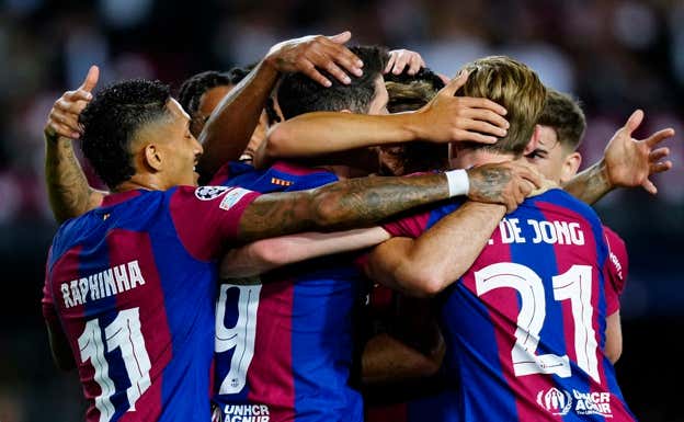 Culés son los aficionados pero también los jugadores del Barça. EFE