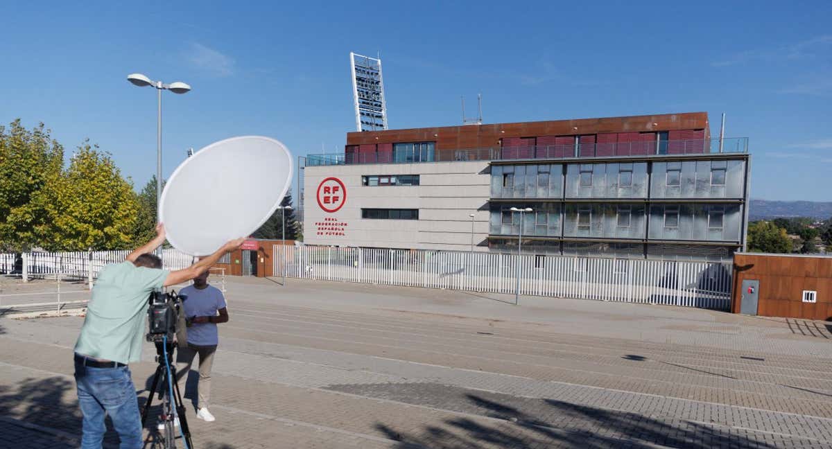 La sede de la Federación en la Ciudad del Fútbol de Las Rozas.