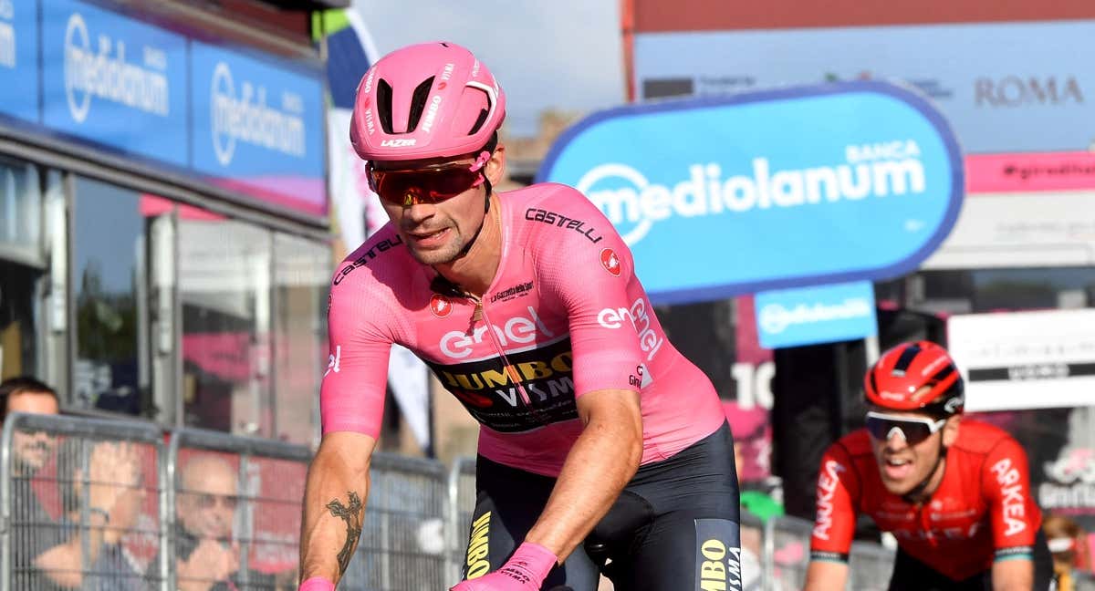 Roglic en el Giro. /REUTERS