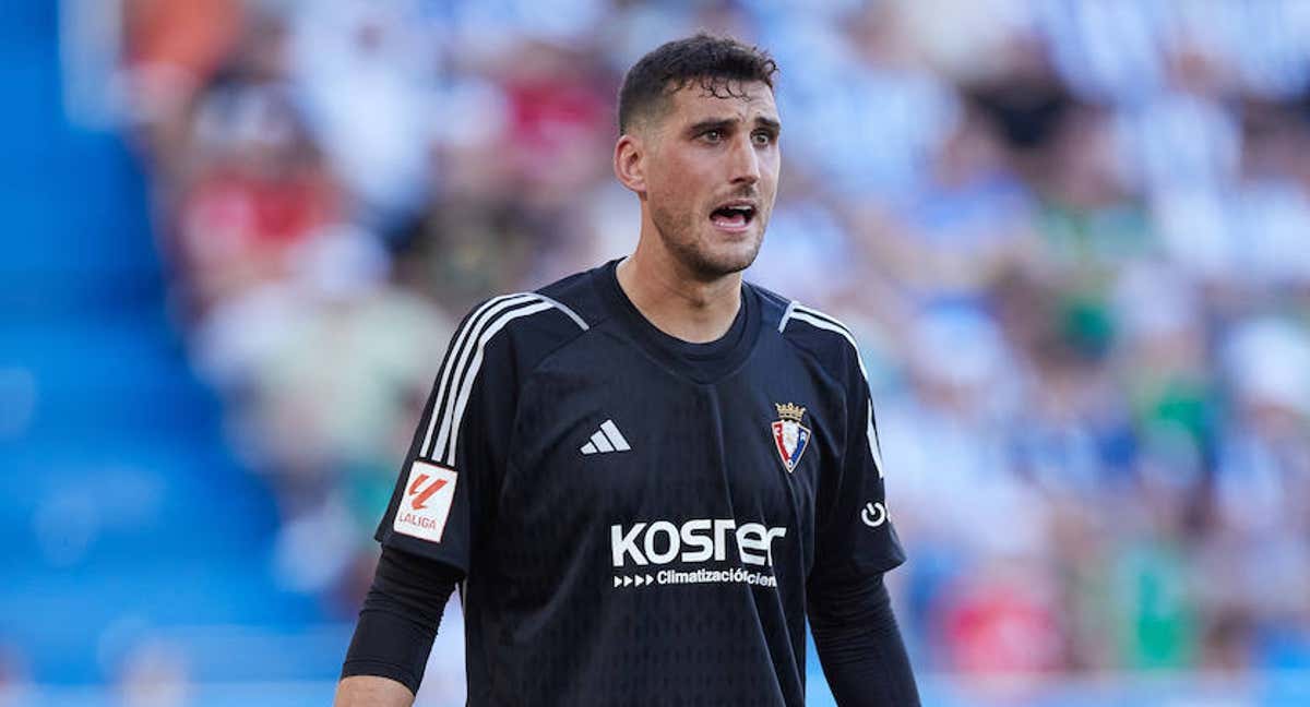 Sergio Herrera, portero de Osasuna.