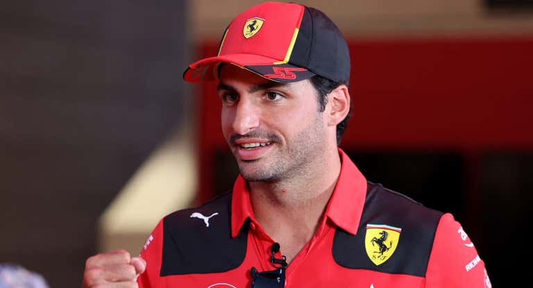 Carlos Sainz, en el circuito de Losail, sede del GP de Catar 2023 de F1.