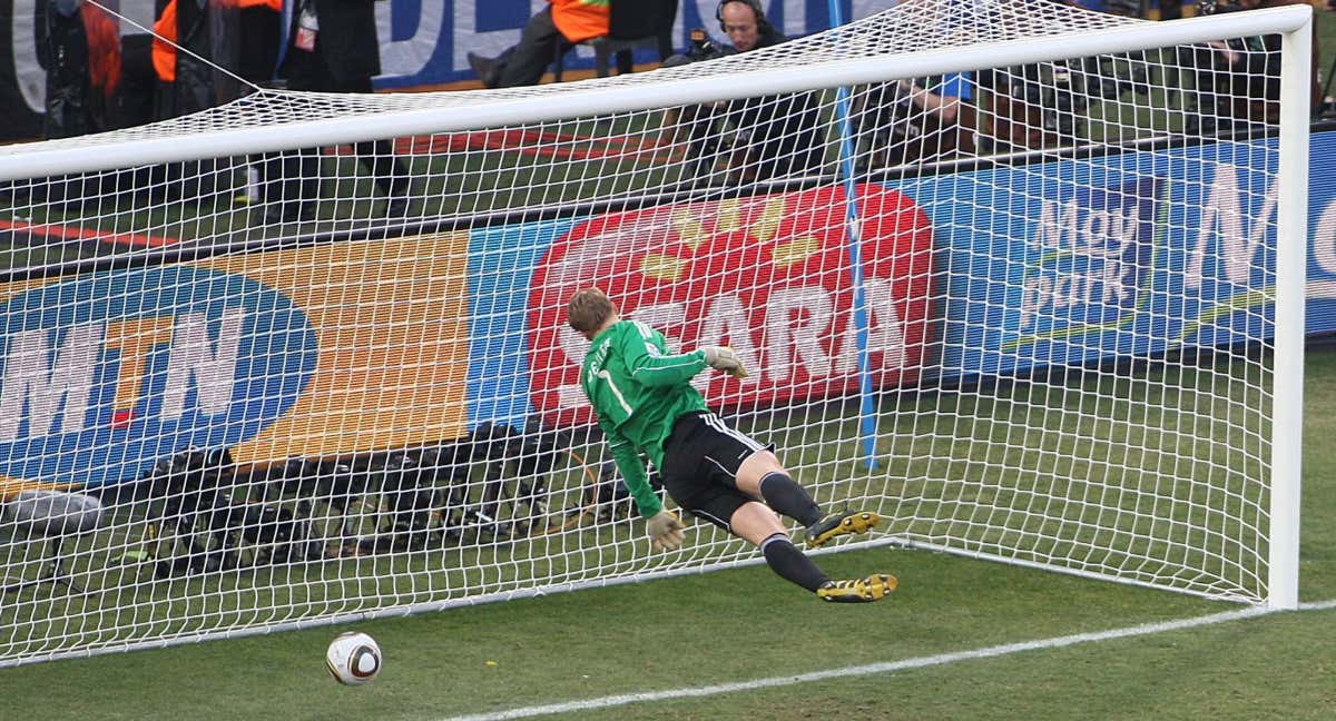 El gol no concedido a Lampard en Sudáfrica.