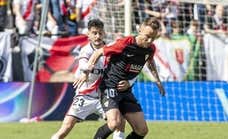 Sevilla 2 - Rayo Vallecano 2: resumen, goles y resultado