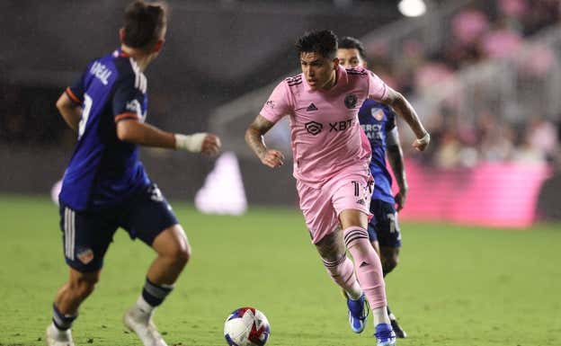 Farías, uno de los mejores fichajes del equipo de Miami.  AFP