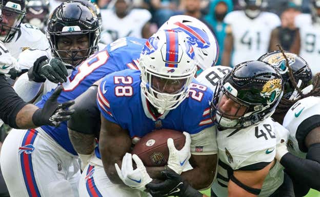 El Bills-Jaguars disputado en Londres. AFP