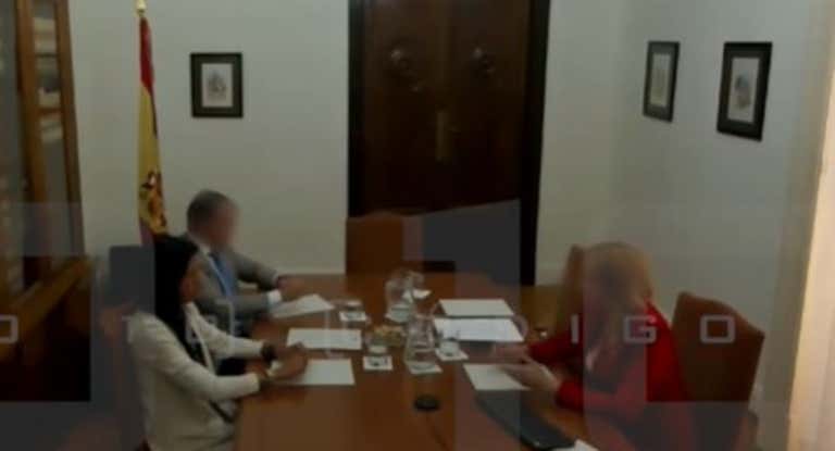 Captura de la declaración de Jenni Hermoso el 6 de septiembre en la Audiencia Nacional.