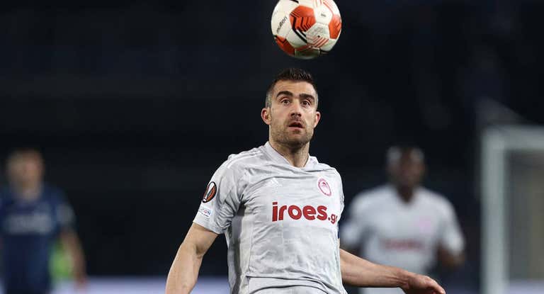 El griego Sokratis, en un partido de la pasada temporada.