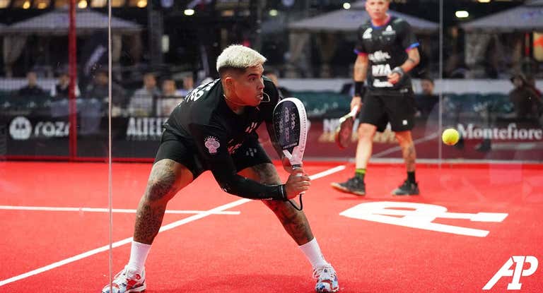 Tolito Aguirre durante el partido.