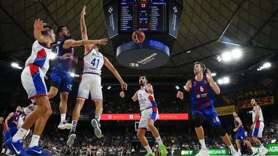 Un momento del Barça - Anadolu Efes de la primera jornada de la Euroliga. /EFE