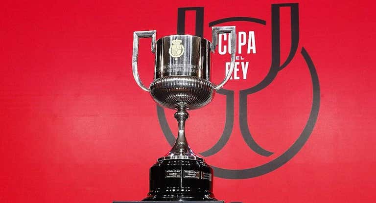 El trofeo de la Copa del Rey.