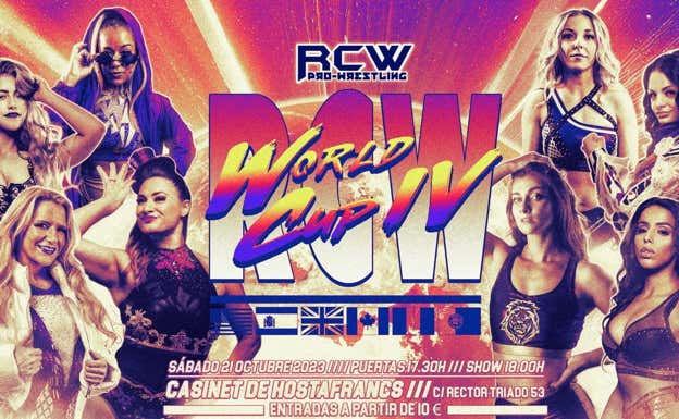 Cartel de la World Cup IV de RCW.