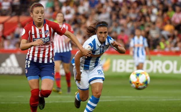 Nahikari García durante la final de la Copa de la Reina de fútbol.  EFE