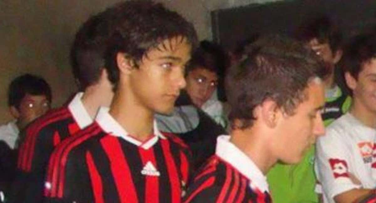 Ángel Encinar, en sus tiempos en la Milan Academy de Ávila en su época de cadete en 2011./