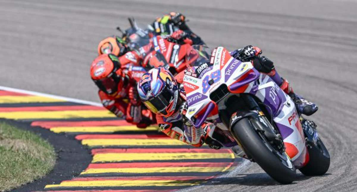 Candidatos al título en el GP de Alemania.