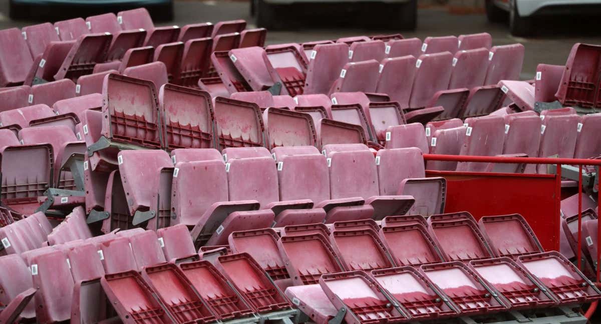 Imagen de los asientos del Camp Nou. /GETTY