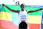 Tigist Assefa reaparecerá en el maratón de Londres y quiere estar en los Juegos Olímpicos de París 2024