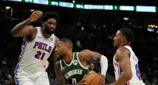 Damian Lillard hace suyos los Bucks desde el primer día y tumba al MVP Embiid para estrenar la temporada
