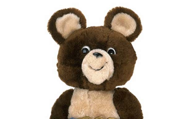Misha, la mascota de los Juegos Olímpicos de Moscú 1980. SUR