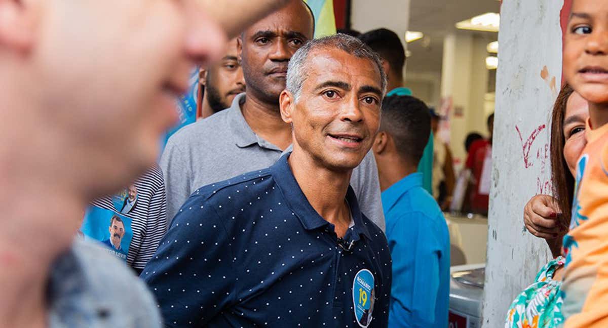 Romario, en Rio de Janeiro./Bruna Basilio
