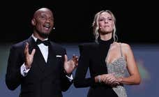 Quién es Sandy Heribert, la presentadora del Balón de Oro 2023 a la que nadie saludó durante la gala
