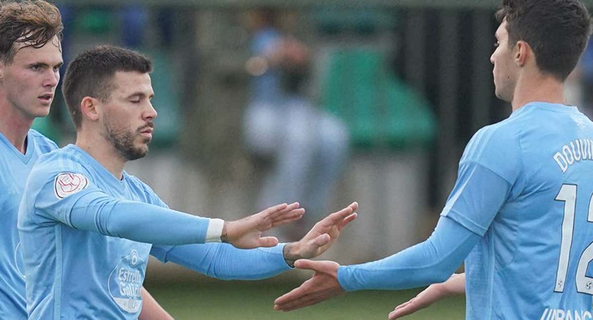 Carles Pérez celebra su gol./CELTA DE VIGO
